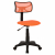Office chair FB91026.02 orange with mesh fabric 40,5x50,5x91,5 cm.